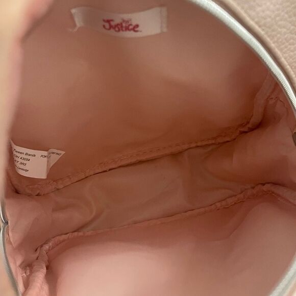Justice Mini Light Pink Backpack with Camo Wallet - Picture 7 of 11